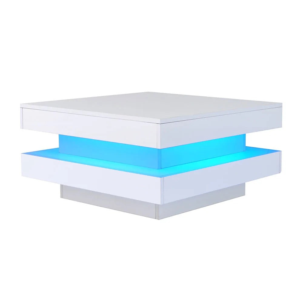 Table basse carrée en style moderne