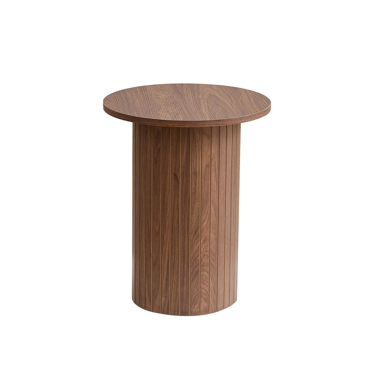 Table basse ronde style nordique