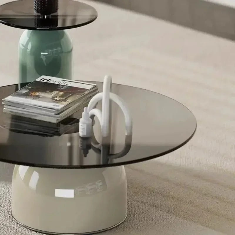 Table basse en verre trempé