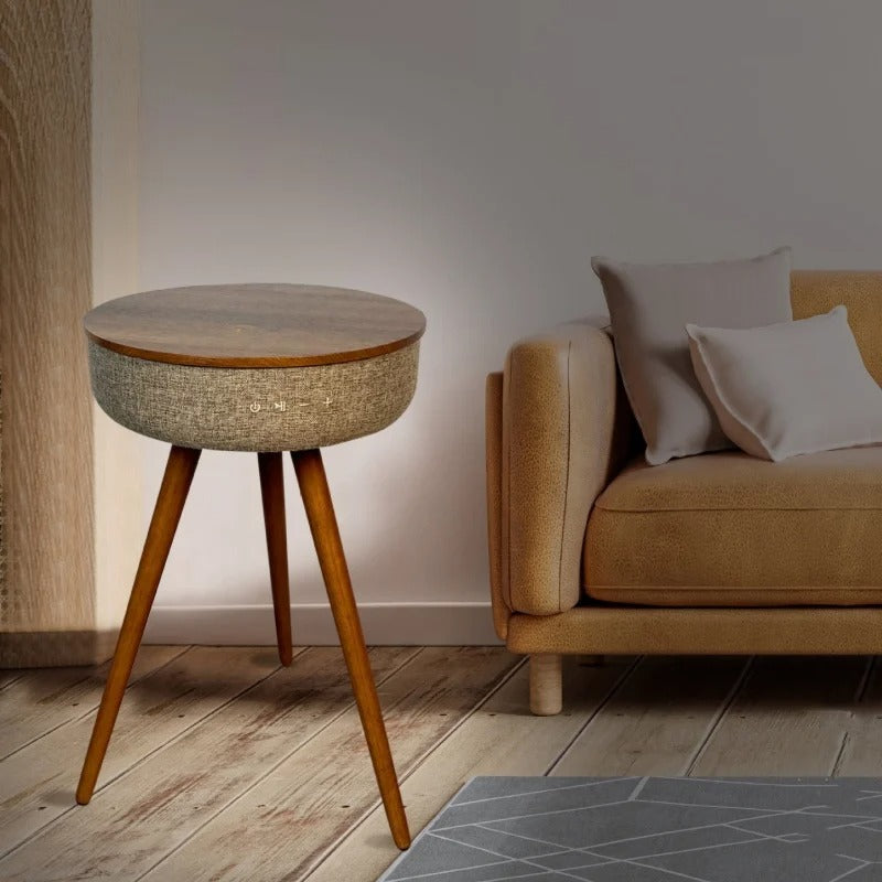 Table basse a chargeur induction