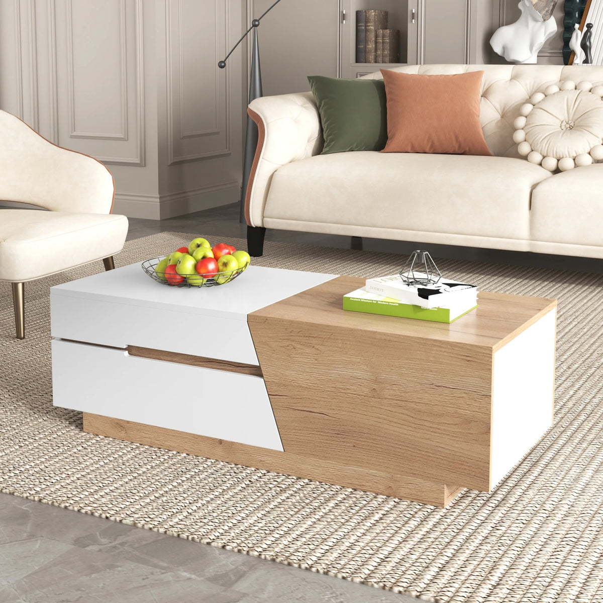 table basse rectangulaire moderne