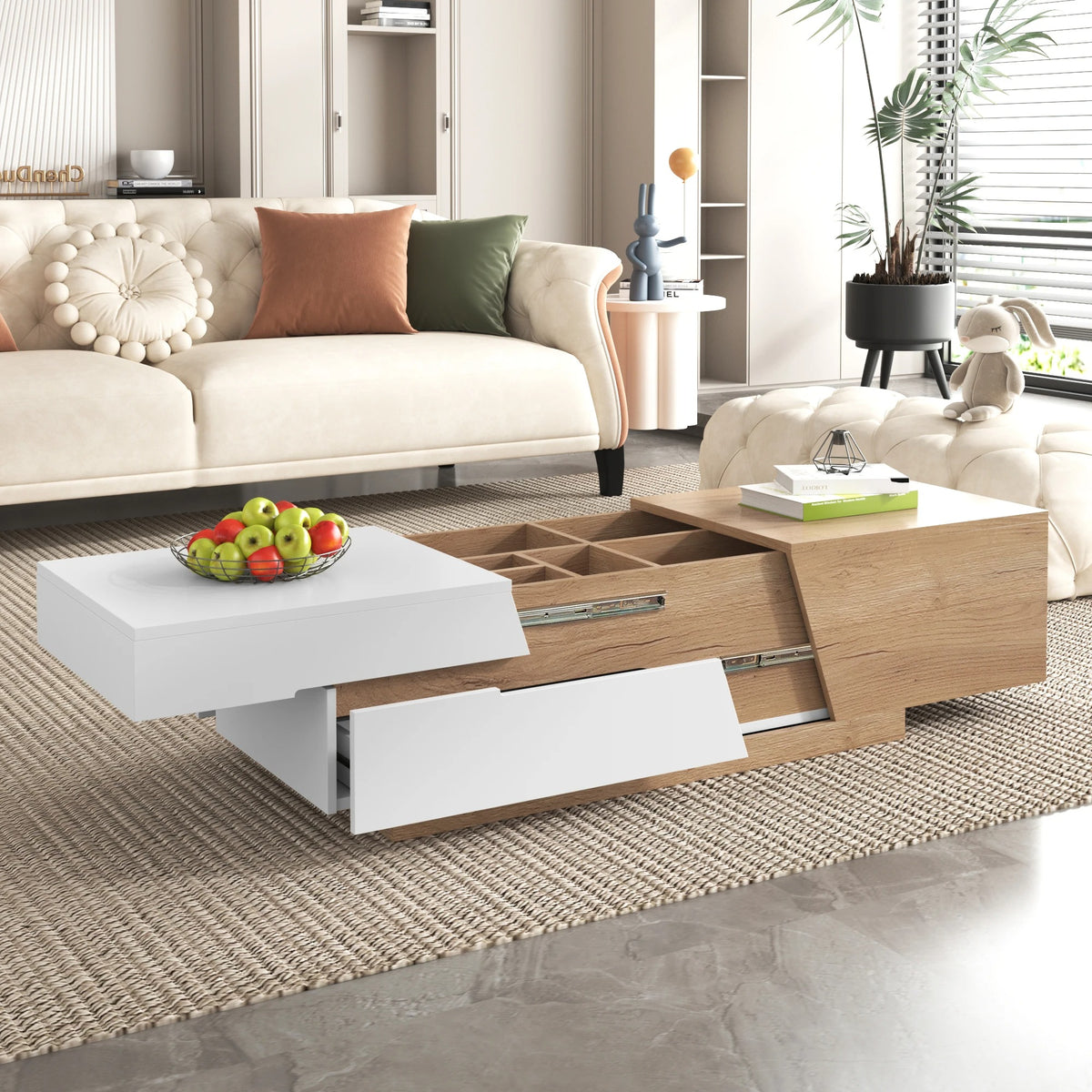 table basse rectangulaire moderne