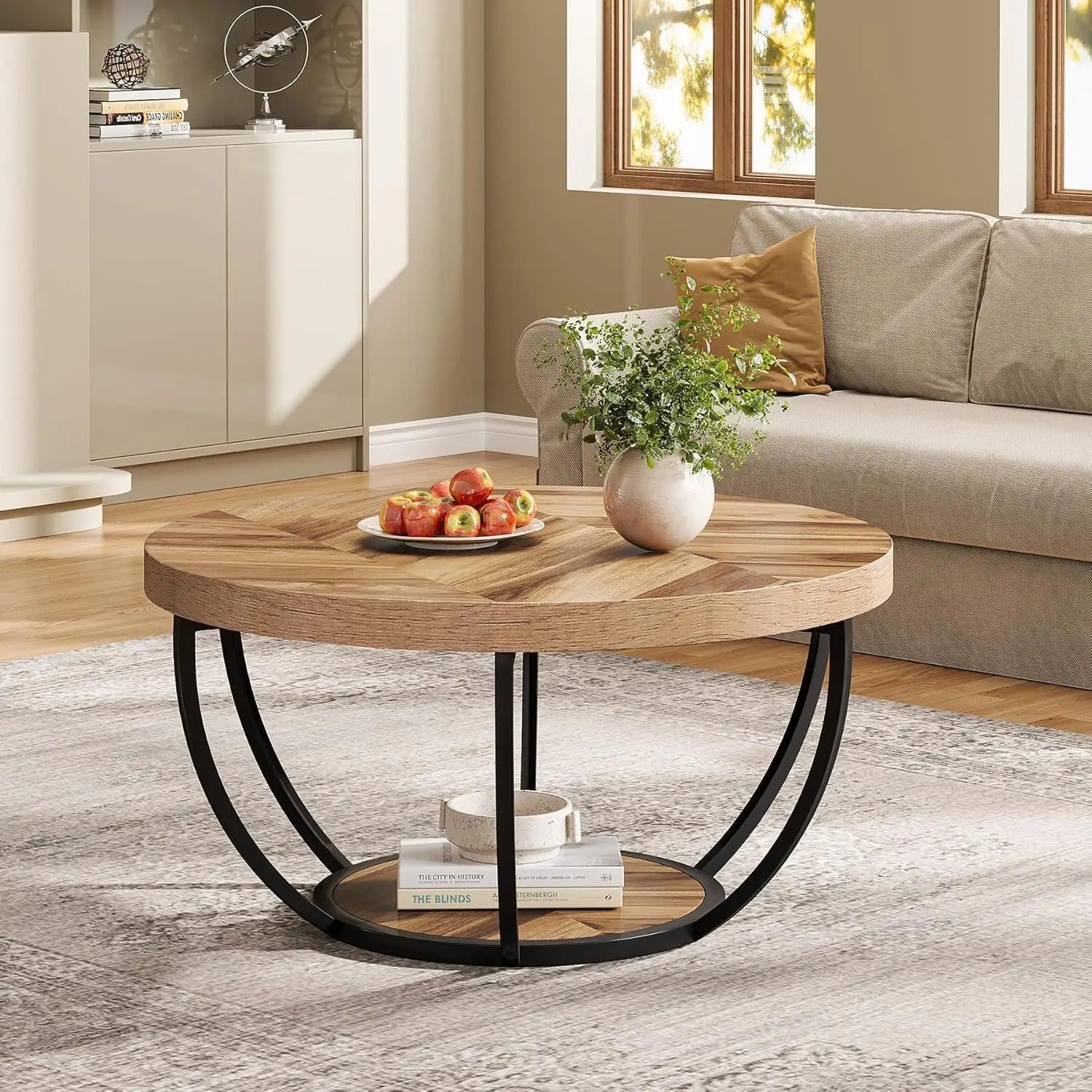 Table basse ronde