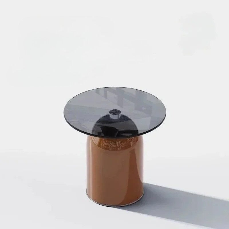 Table basse en verre trampé